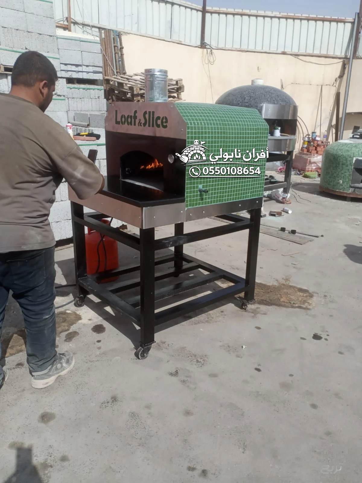 صنع فرن فرن بيتزا